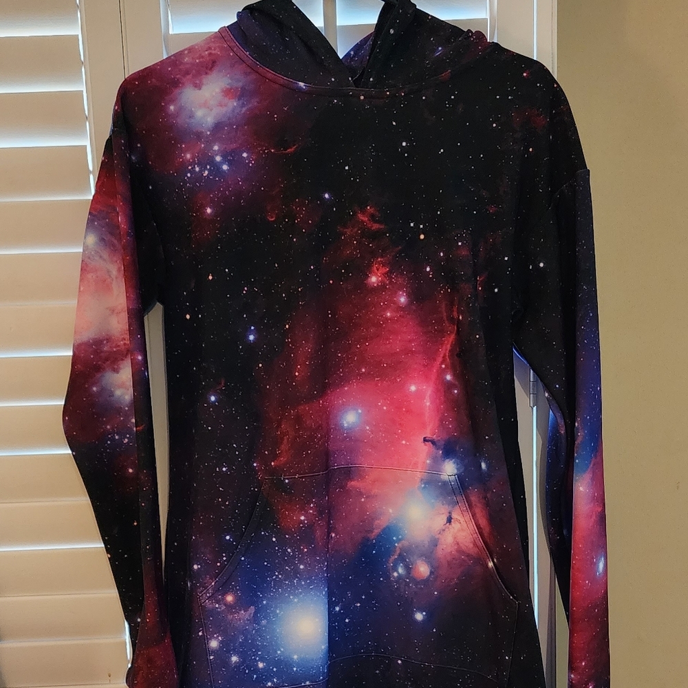 Blackmilk Interstellar Galaxy Hoodie Dress